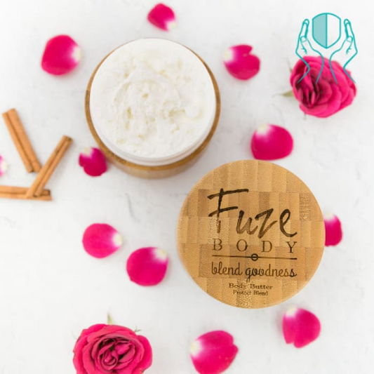 This is the most amazing, natural body butter you will ever try. It is light and fluffy like whipped cream or a mouse.  Special blend to detox and help keep germs away
