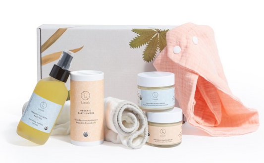 Treat a new baby to this unique ORGANIC gift box filled with organic products. Or products can help for naturally relaxing and getting into a sleep routine. This gift is something New Mom and New Baby will love to receive and use.