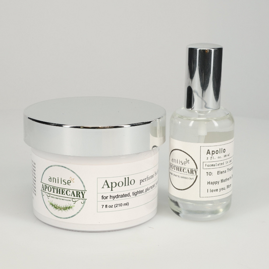 Apothecary Fragrance Oil & Perfume Body Cream Set (Apollo)
