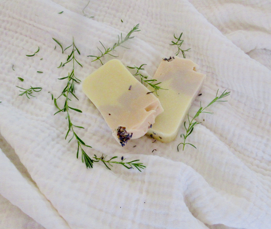 A beautiful aromatic floral scent that encourages thoughts of serenity.  Our soaps are packed with skin loving luxuries that include Coconut oil, Shea butter and Kaolin clay.   We hand-make each bar so color, design and shape may differ. Our ingredients are as clean, safe and responsible as possible! We never use phthalates and parabens in our products!. Our products are vegan, cruelty-free.  5oz (+) Soap Bar